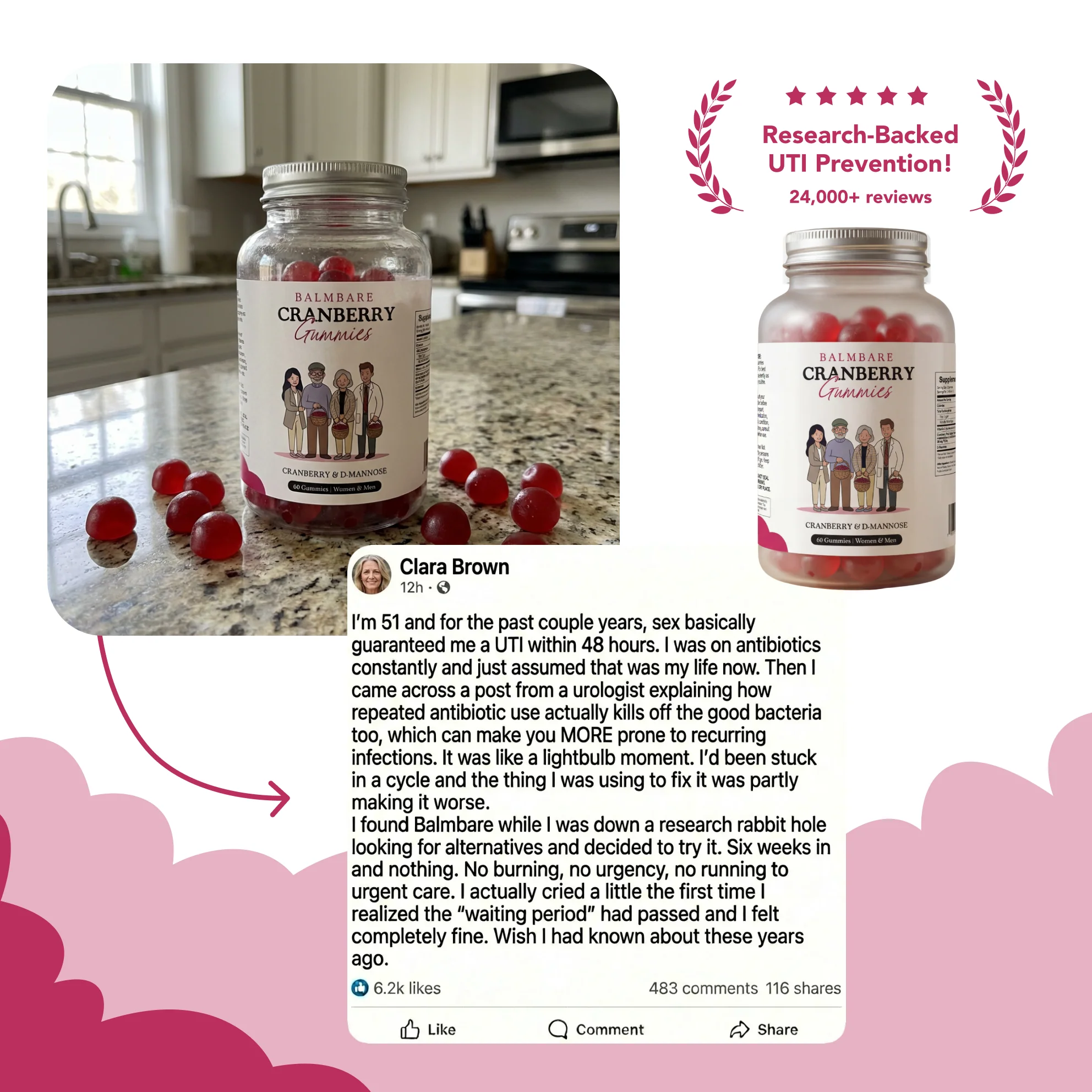 Cranberry & D Mannose Gummies - Image 9